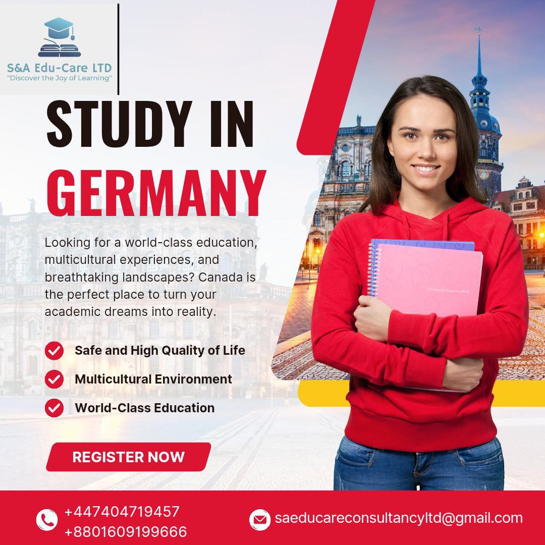Study in Germany from bangladesh with scholarship
