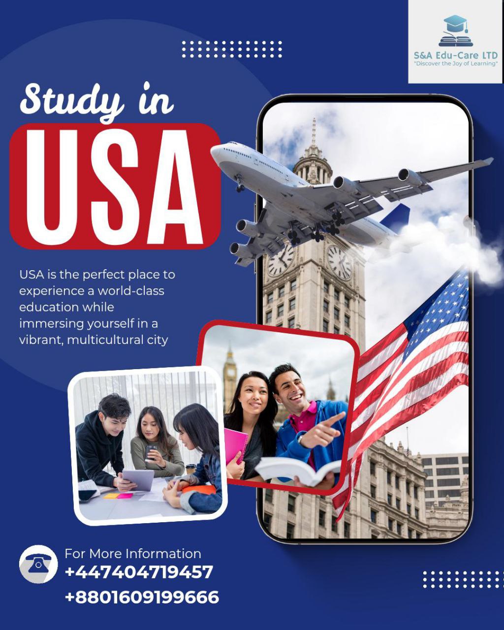 Study in USA from Bangladesh with scholarship